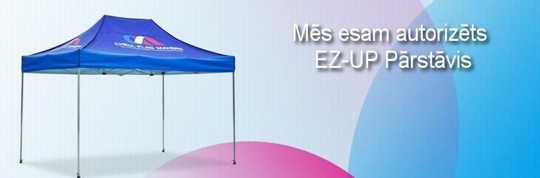 Mēs esam autorizēts E-Z Up pārstāvis